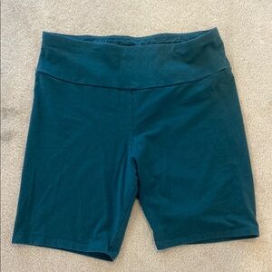 AVA & VIV teal Women's workout Shorts
